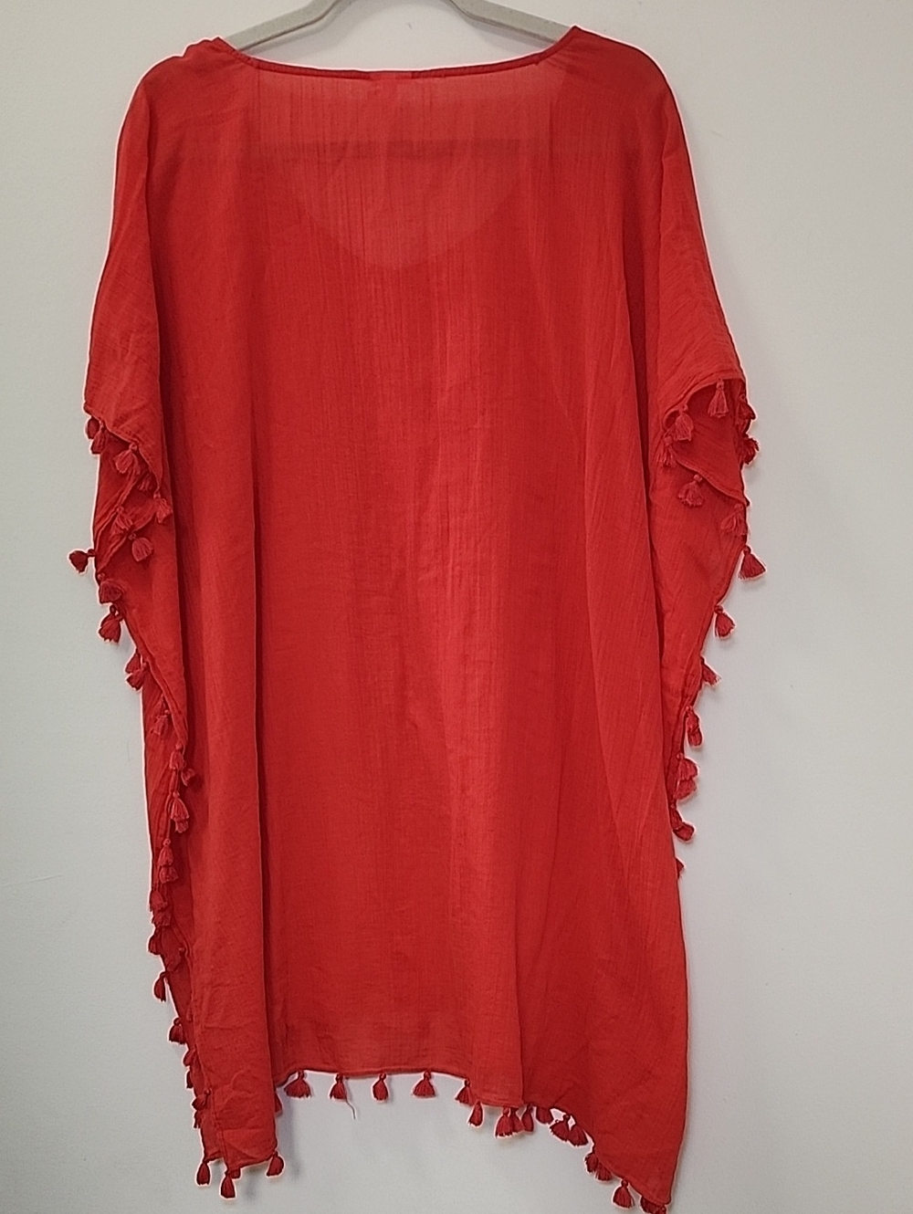 Seafolly Swimwear Women's Orange Amnesia Kaftan Swimsuit Cover-Up Size US OS - Picture 10 of 15